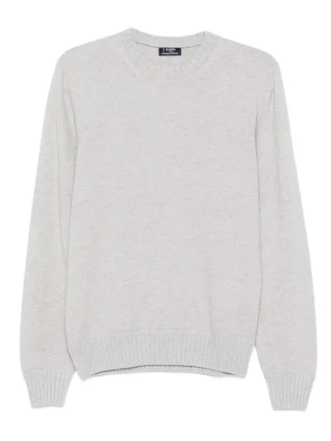 Barba round-neck cashmere sweater Grey 2020157506