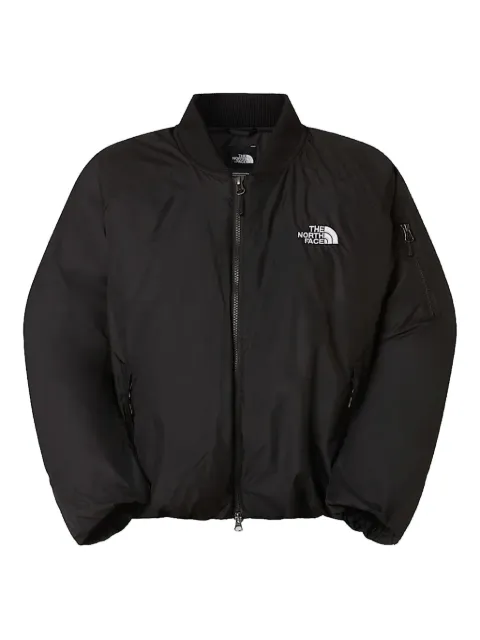 The North Face logo-print bomber jacket Black NF0A8F1WJK31