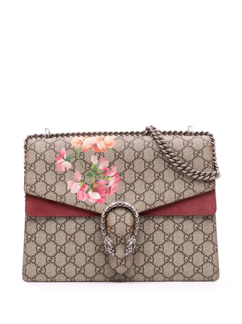 Gucci Pre-Owned 2016-2025 Medium GG Supreme Blooms Dionysus shoulder bag Brown SAG7IYXHFL2BTGAF