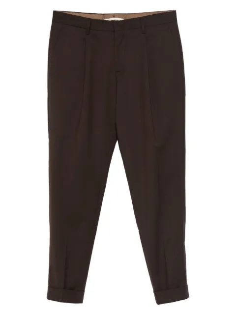 Briglia 1949 Tiberios cuffed trousers Brown TIBERIOS400100