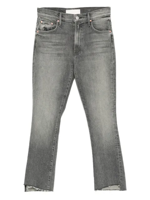 MOTHER Insider crop step fray jeans Grey 1157515