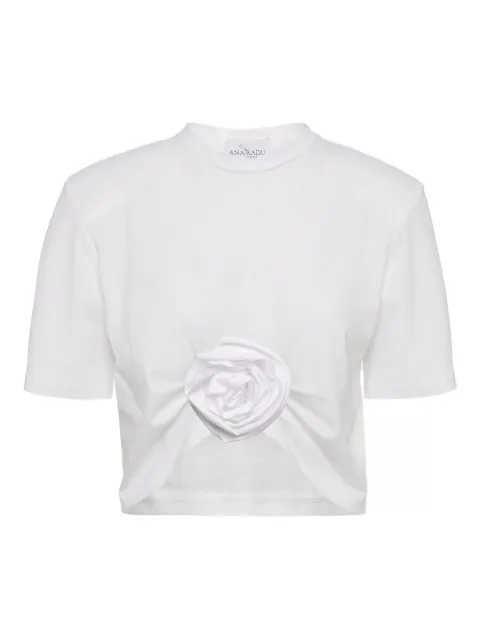 Ana Radu rose-embellished top White 46854