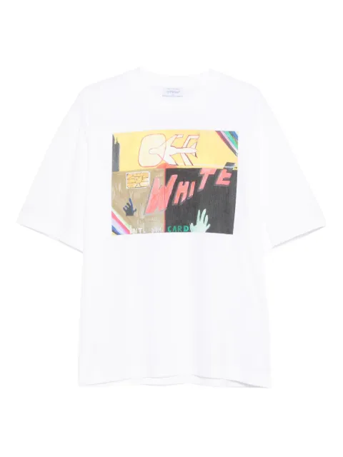 Off-White graphic-print T-shirt White OMAA120F25JER00Y0110