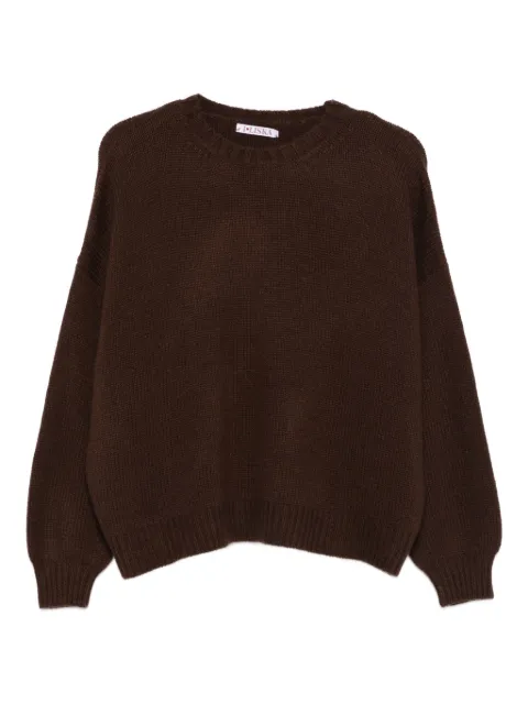 Liska Sandra crew-neck sweater Brown SANDRA417