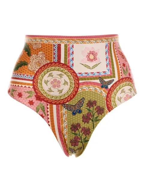 Agua Bendita Alicia Fiore bikini bottoms Red 19732