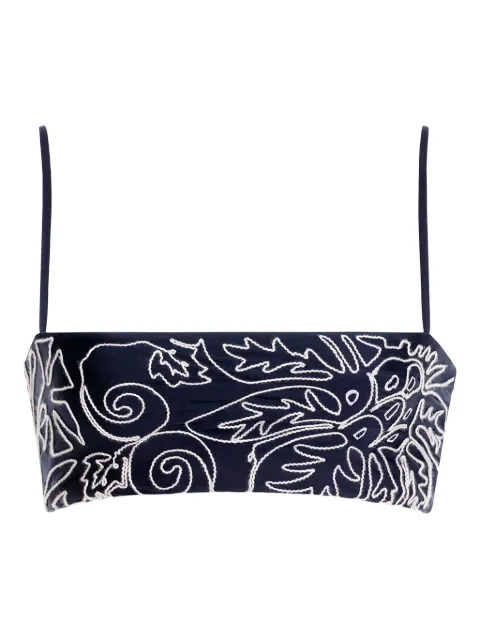 Agua Bendita Brietta Batik bikini bottoms Blue 20520