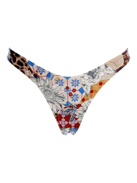 Agua Bendita Avy Quilt bikini bottoms White 19330