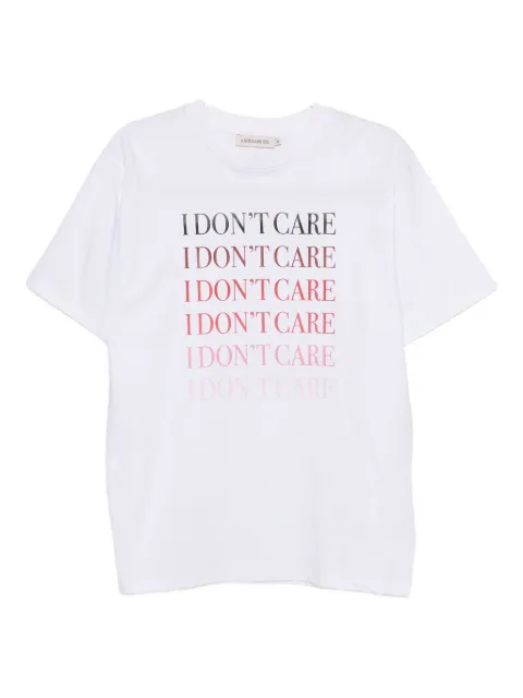 Joshua Sanders slogan-embossed T-shirt White JS35B2511