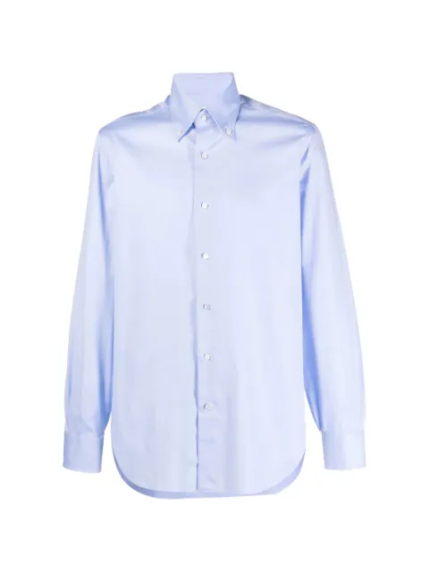 Barba button-down long-sleeve shirt Blue D2U24P0150089