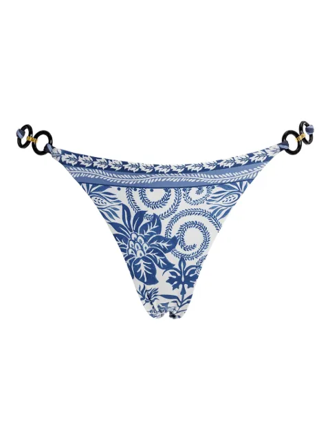 Agua Bendita ring-detail bikini bottoms White 20521