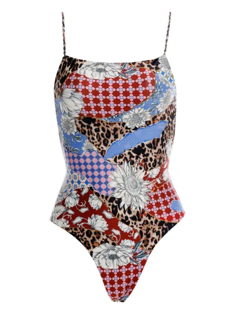 Agua Bendita Kali Quilt swimsuit Red 19715