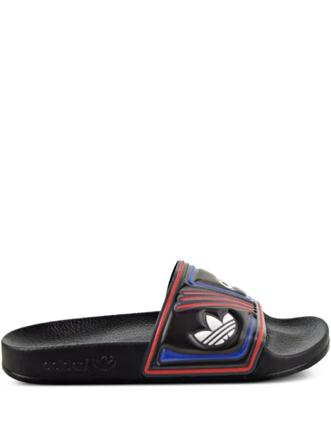 adidas Adilette "Core Black/Grey Six/Collegiate Royal" slides Black EE6177