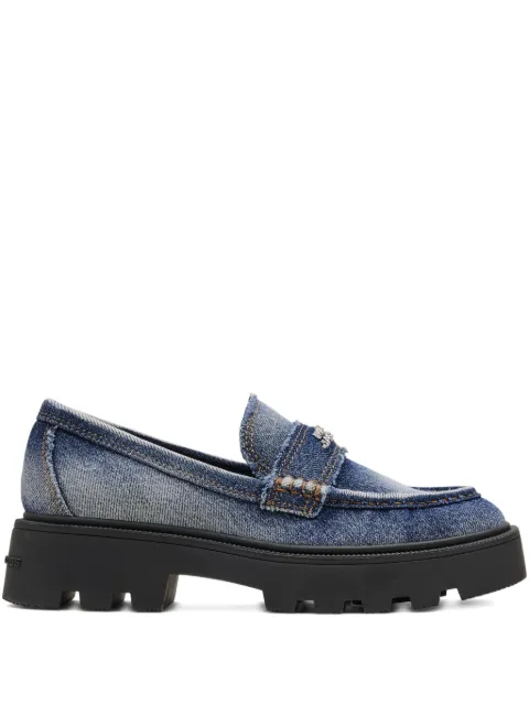 Marc Jacobs the faded denim Frankie loafers Blue 2R5FFL001F39484