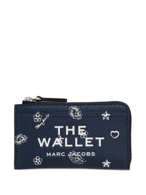 Marc Jacobs bandana leather zip wallet Blue 2R5SMP004S01411