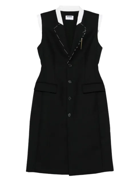Moschino buttoned blazer dress Black A04445417