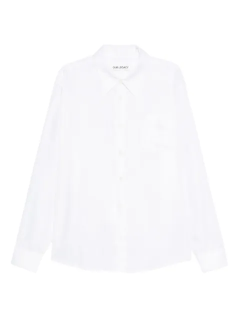 OUR LEGACY long-sleeve button shirt White M4252BSW