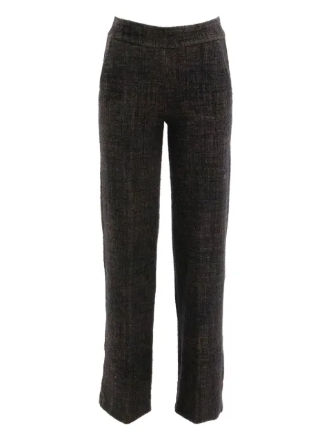 Avenue Montaigne Carla textured trousers Brown CARLAF1774