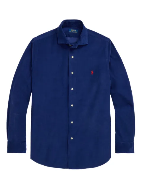 Polo Ralph Lauren corduroy long-sleeve shirt Blue 710P00518005