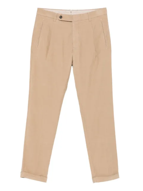 Berwich pleated micro-pana trousers Neutrals RETROGDDV0122BX