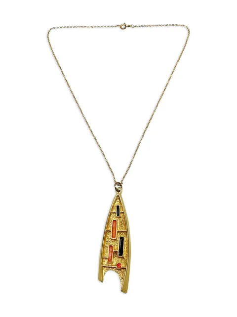 Jennifer Gibson Jewellery 1960s Hollywood Sputnik pendant necklace Gold JGJSPUTNIKNKL