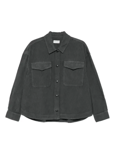 TRUE AVENUE button-front jacket Grey POLINENEEDLECORD