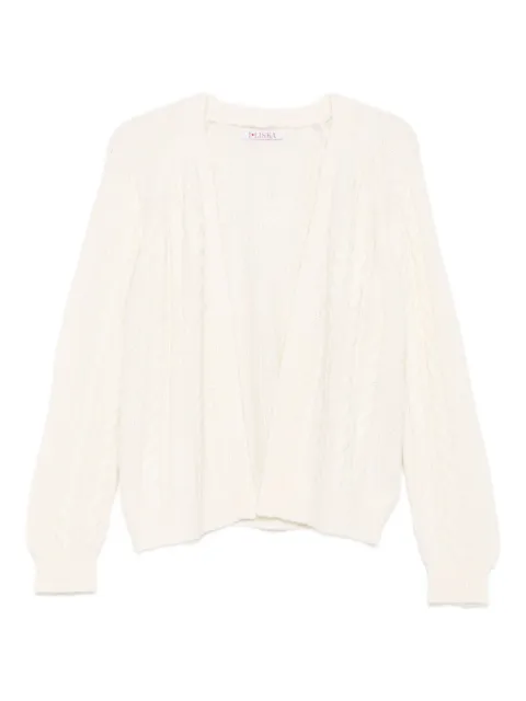 Liska cable-knit cardigan Neutrals VALENTINA309
