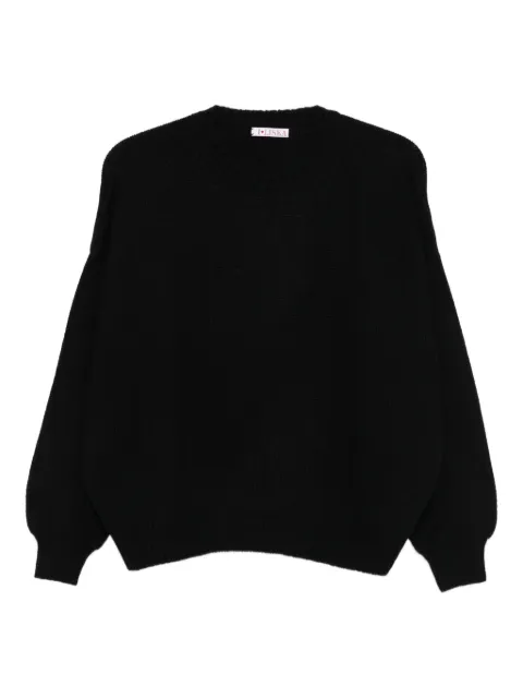 Liska Sandra balloon-sleeve sweater Black SANDRA16