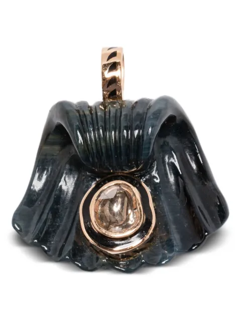 Dezso 18K rose gold Capri pendant Gold WCPPKDME