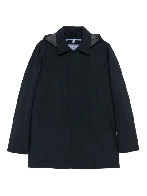 People Of Shibuya hooded coat Blue TAKUYAPM773