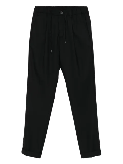 Herno pleated drawstring trousers Black PT000137U33453