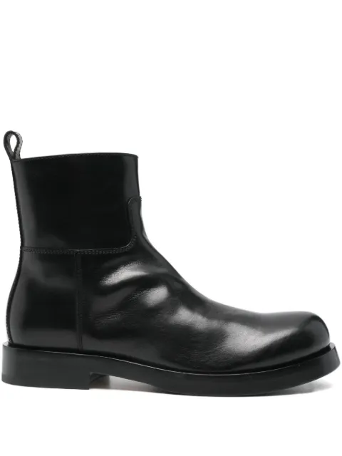 Officine Creative zip-detail leather boots Black OCUBULA003SPOI91000