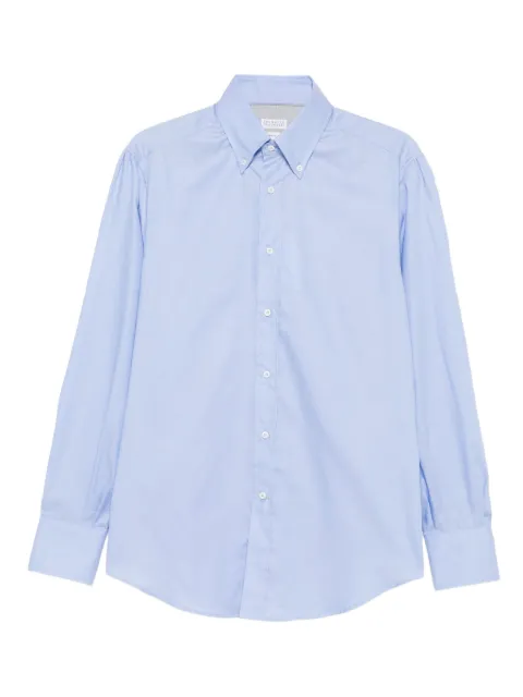 Brunello Cucinelli long sleeve shirt Blue MH6120038