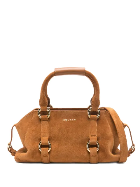 Alexander McQueen leather tote bag Brown 851596IMAA5