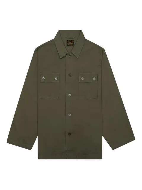 WACKO MARIA army shirt Green 21SSWMOML23KHA