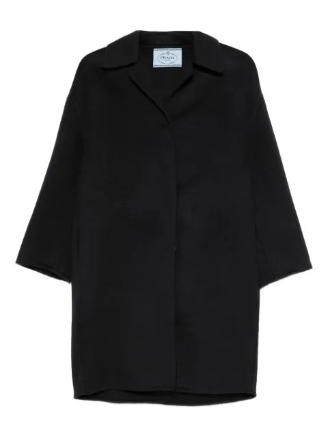 Prada single-breasted coat Blue P655A03H