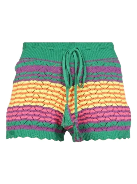 Gallo tassel-detail drawstring shorts Green AP5131068151