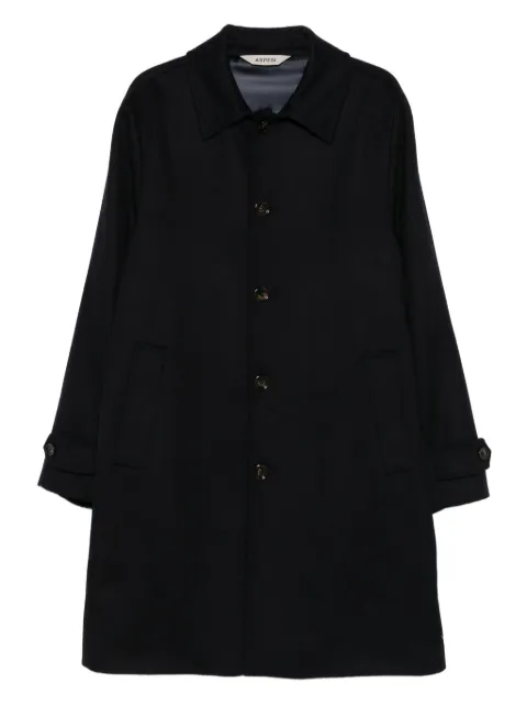 ASPESI button-fastening coat Blue AC41D550
