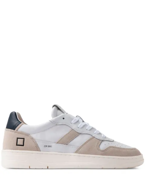 D.A.T.E. court 2.0 leather suede panel sneakers White M431C2BAWL