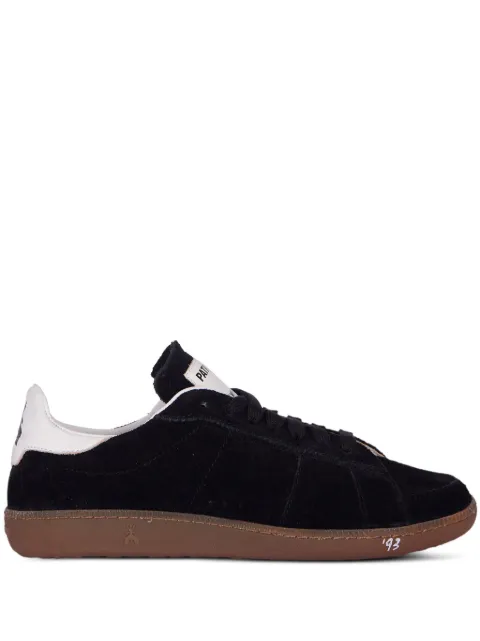 Patrizia Pepe suede-leather low-top sneakers Black 8Z0113L055FG43