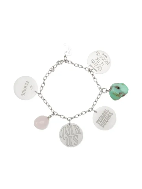 Raf Simons medaillon-pendant bracelet Silver 211980650010031