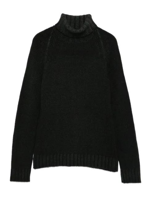base turtleneck ribbed sweater Green B2079857189