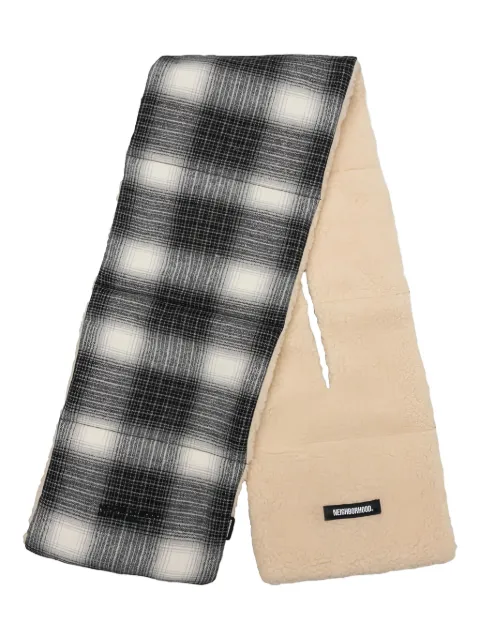 Neighborhood x Pendleton check muffler Black 2221508NAC01SBLK