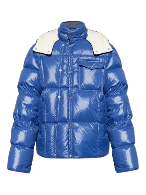 Moncler quilted hooded puffer jacket Blue K20911A00064596XE