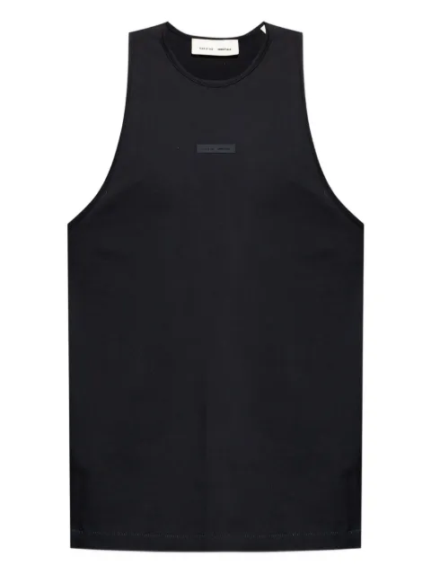 FEAR OF GOD ESSENTIALS logo-detail tank top Black 125SP254230F