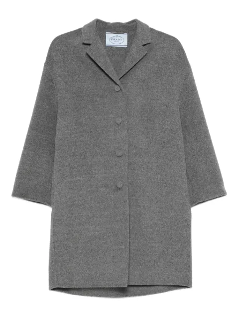 Prada cropped-sleeve coat Grey P631D03H