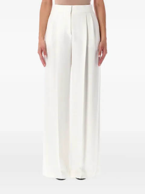 Alberta Ferretti pleated wide-leg trousers White 030551340002