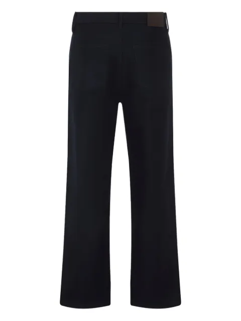 Brioni cotton straight-leg trousers Blue SPY80LOD020