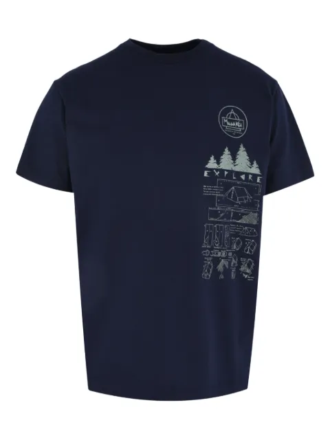 Mauna Kea explorer graphic T-shirt Blue MKU100EX28
