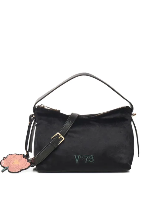 V°73 ISABELLA flower-detail shoulder bag Black 73BS9D001VISABELLANERO