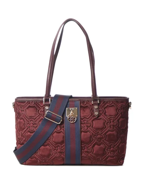 V°73 Cate quilted-effect tote bag Red 73BS9BN01CATEBORDOBLU